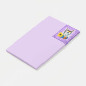 Dag van het dode zonnebloem Suikerblok Post-it® Notes (Schuin)