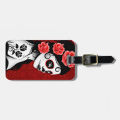 Dag van het meisje met de dode suikerschedel - roo bagagelabel (Voorkant horizontaal)