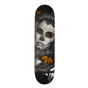 Dag van het meisje met de dode suikerschedel skateboard