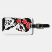 Dag van het meisje met de dode suikerschedel - wit bagagelabel (Voorkant horizontaal)