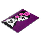 Dag van het meisje van de Dode Suiker - Paars Notitieboek (Linkerzijde)