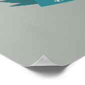 Dag van het poster van de Dode Suiker - wit (Hoek)