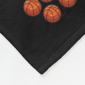 Dag van het schoolbasketbal fleece deken (Hoek)