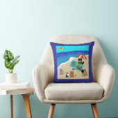 Dag van het strand kussen (Stoel)