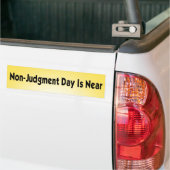 dag van het vonnis bumpersticker (Op Truck)