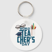 Dag van leraren sleutelhanger (Voorkant)