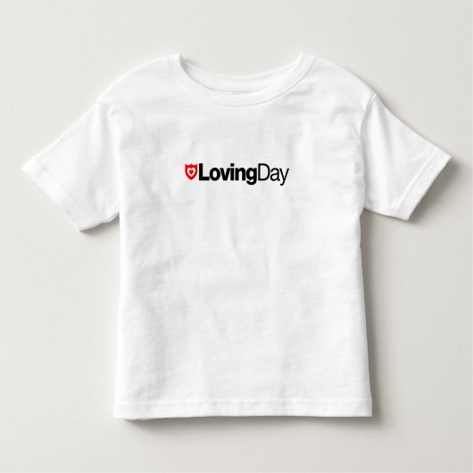 Dag van liefde Toddler T-Shirt (Voorkant)