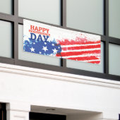 dag van onafhankelijkheid spandoek (Buitenkant Gebouw)