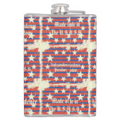 dag van  patroononafhankelijkheid heupfles (Achterkant)