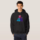 dag van polyamory Pride Awareness Day for Poly Thr Hoodie (Voorkant volledig)