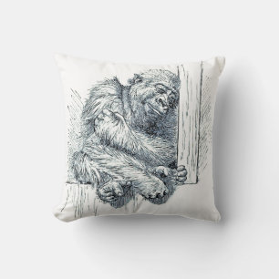 Dag van Rust - Young Ape Gorilla Kussen