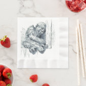 Dag van Rust - Young Ape Gorilla Servet (Insitu)