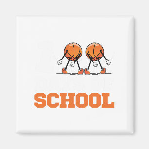 Dag van School Basketbal Kinder 100 dagen van Scho Magneet