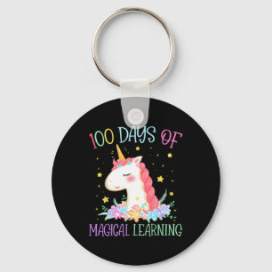 Dag van School Eenhoorn 100 dagen Magisch Leren GI Sleutelhanger