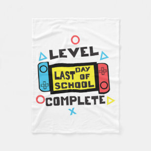Dag van School Gamer Fleece Deken