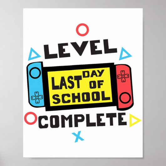 Dag van School Gamer Poster (Voorkant)