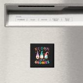 Dag van School Gnome Leraren Leerlingen 100 Dagen Magneet (Insitu (Vaatwasser))
