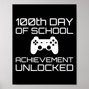 Dag van School T- T-shirt.png Poster