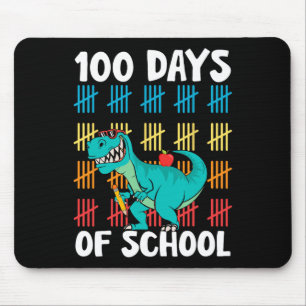 Dag van schoolleraren Kinder jongens Dino Happy 10 Muismat