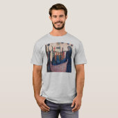 Dag verlaten is hier weer Mannen T Shirt (Voorkant volledig)