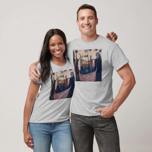 Dag verlaten is hier weer Mannen T Shirt (Unisex)