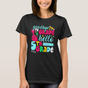 Dag Vierde graad Hallo 5e graad T-shirt