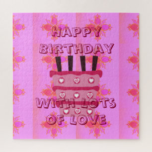 Dag voor haar legpuzzel