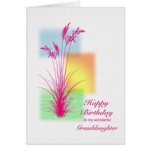 Dag voor kleindochter, grassen scène