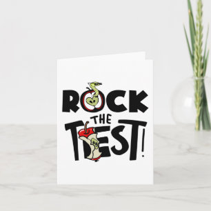 Dag voor studenten doe je beste test T-shirt Kaart