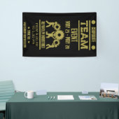 Dag voor teambuilding voor bedrijven spandoek (Beurs)