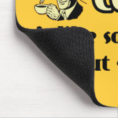 Dag zonder koffie Funny Mousepad Humor Muismat (Hoek)