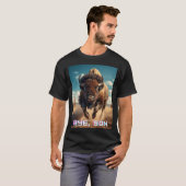 Dag, zoon Bison T-shirt (Voorkant volledig)