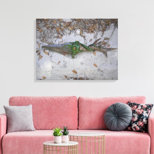 daga, athame, wicca, ritual, dagger, athame, wicca canvas afdruk (Insitu (Woonkamer))
