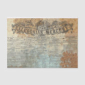  dagblad Rustic deportpapier Tissuepapier (Voorkant)