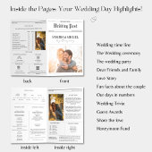 Dagblad Trouwprogramma Tijdlijn Foto Trivia Kaart