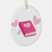 dagboek keramisch ornament (Rechts)