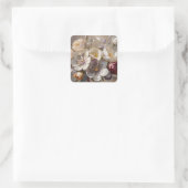 Dagboek Vierkante Sticker (Tas)