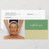 Dagboekje of Massage Therapist Cadeaubonnen (Voorkant / Achterkant)