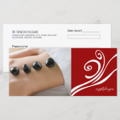 Dagboekje of Massage Therapist Cadeaubonnen (Voorkant / Achterkant)