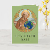 Dagdelaarde & Franciscus van Assisi Kaart (Gele Bloem)