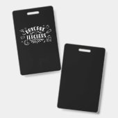 Dagdocenten Badge (Voor- en achterkant)