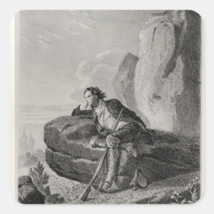 Dagdromen Vierkante Sticker