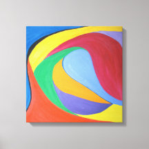 Dagdromen, wandkunst abstract
