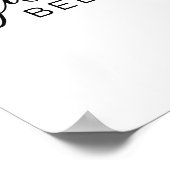 Dagdroombeliever Poster voor kalligrafie (Hoek)