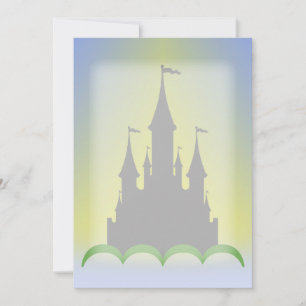 Dagdroomkasteel in de heuvels Sunny Sky