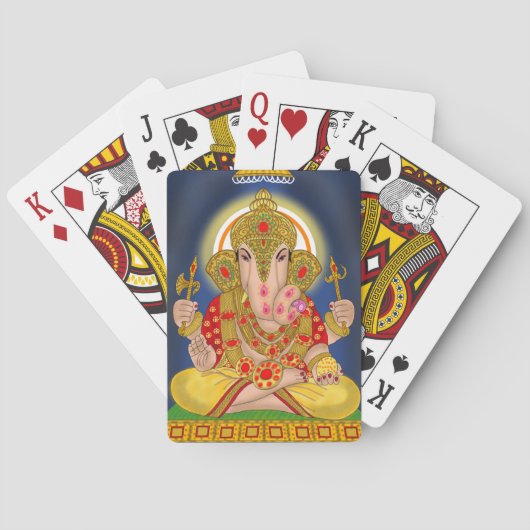 Dagduseth Ganesha Speelkaarten (Achterkant)