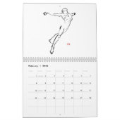 Dagelijks Afbeelding 12-maandelijkse kalender (Feb 2026)