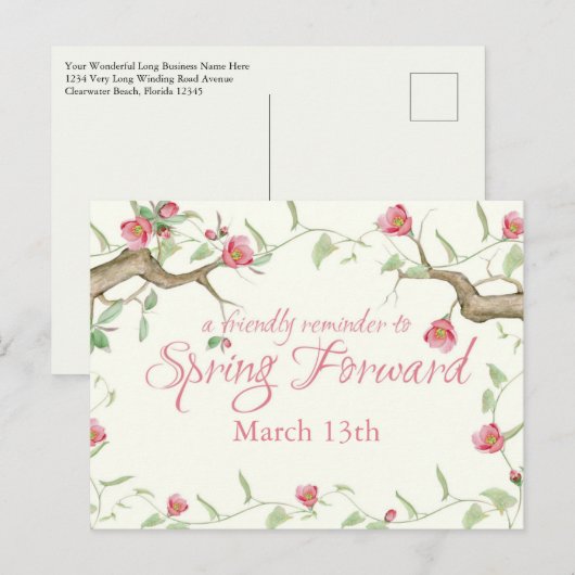 Dagelijks Briefkaart van de Herinnering van de Tij (Voorkant / Achterkant)