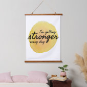 dagelijks citaat voor motivatie en inspiratie hangend wandkleed (Slaapkamer)