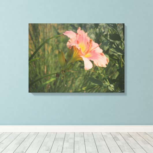 Dagelijks in het Sun Wrapped Canvas (Insitu (Houten vloer))